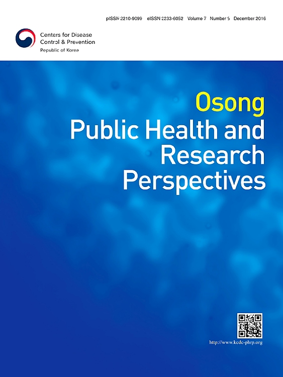 Go to journal home page - Osong Public Health and Research Perspectives